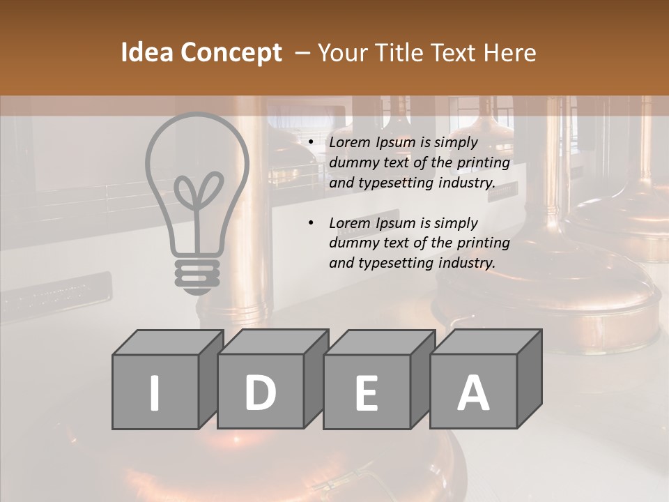 Brewery Brewhouse Brew PowerPoint Template