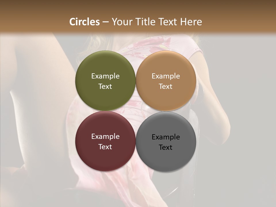 Energy Women Enjoyment PowerPoint Template