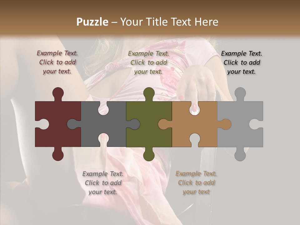 Energy Women Enjoyment PowerPoint Template