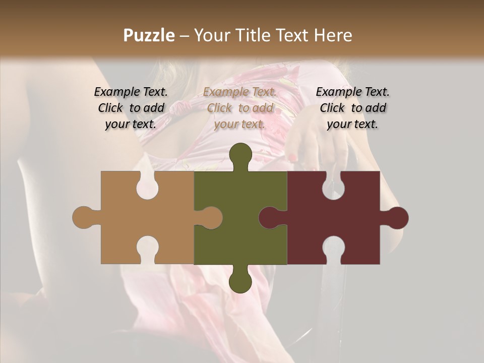 Energy Women Enjoyment PowerPoint Template