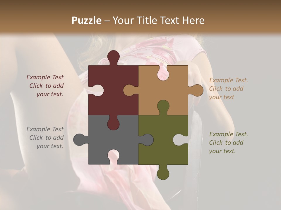 Energy Women Enjoyment PowerPoint Template