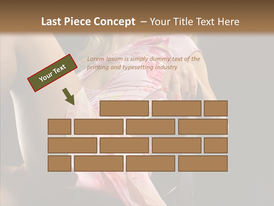 Energy Women Enjoyment PowerPoint Template