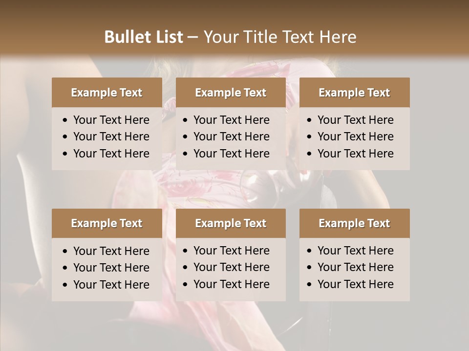 Energy Women Enjoyment PowerPoint Template