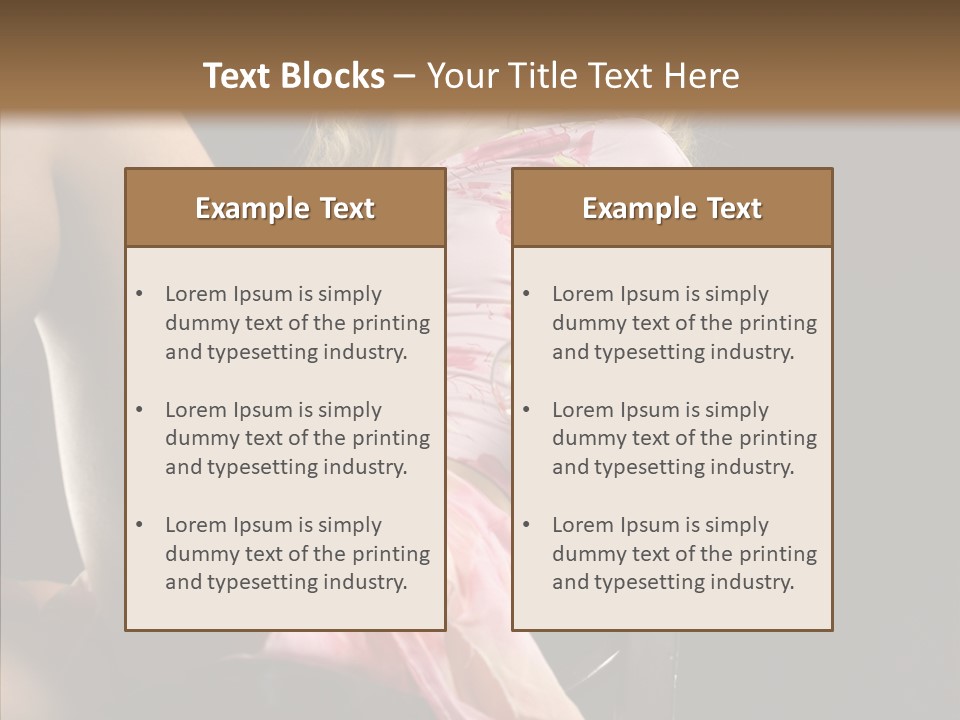 Energy Women Enjoyment PowerPoint Template