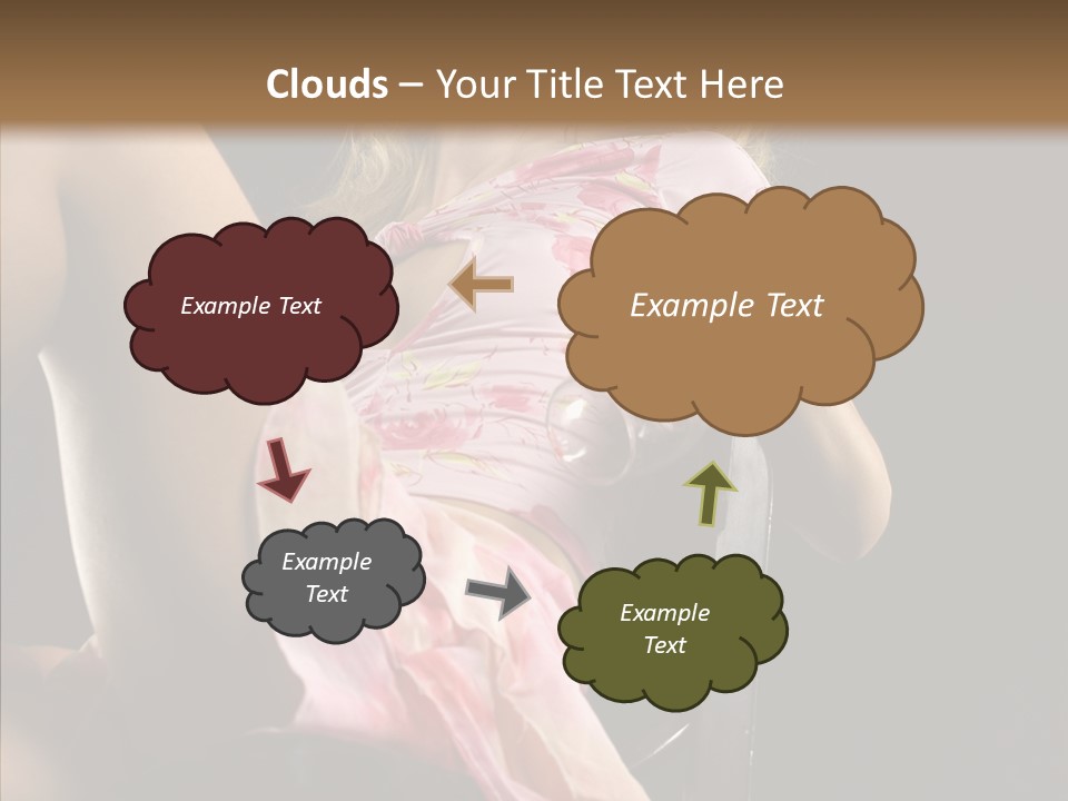 Energy Women Enjoyment PowerPoint Template