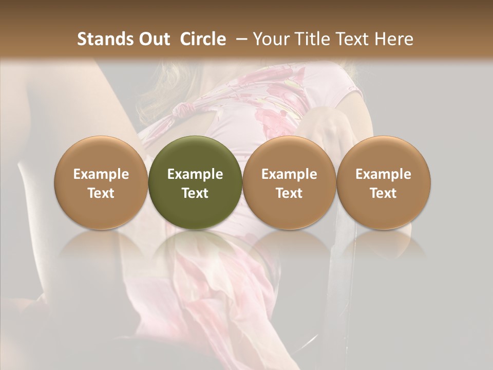 Energy Women Enjoyment PowerPoint Template