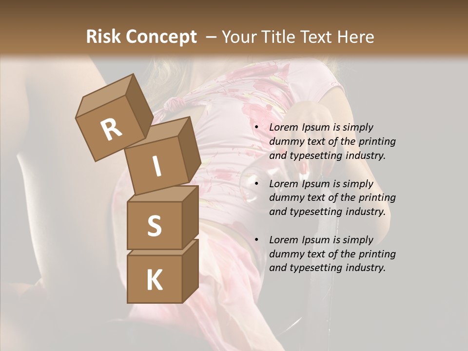 Energy Women Enjoyment PowerPoint Template