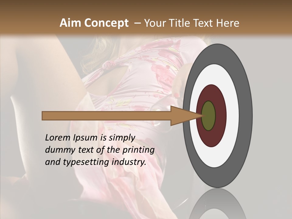 Energy Women Enjoyment PowerPoint Template