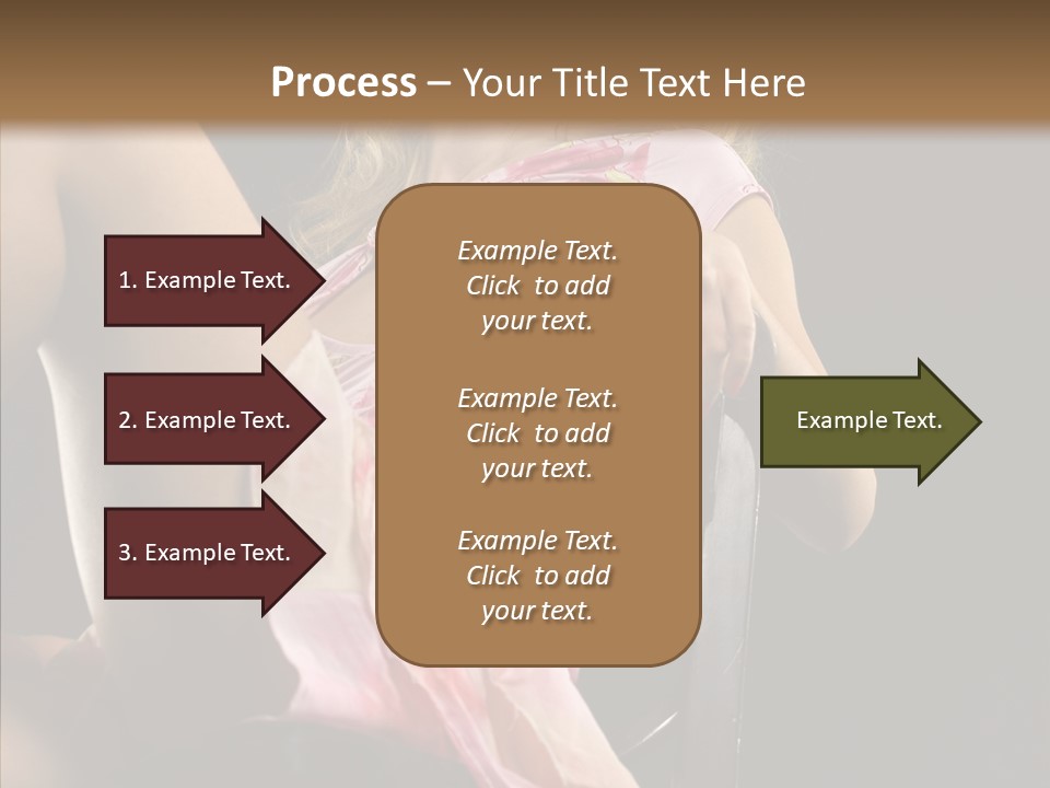 Energy Women Enjoyment PowerPoint Template