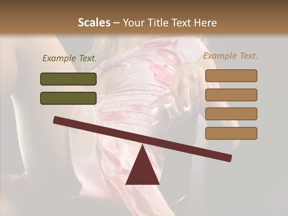 Energy Women Enjoyment PowerPoint Template