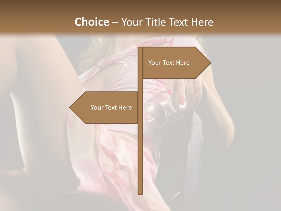 Energy Women Enjoyment PowerPoint Template