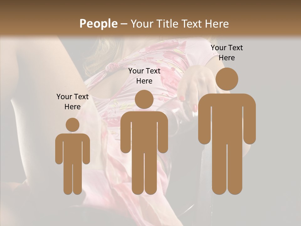 Energy Women Enjoyment PowerPoint Template