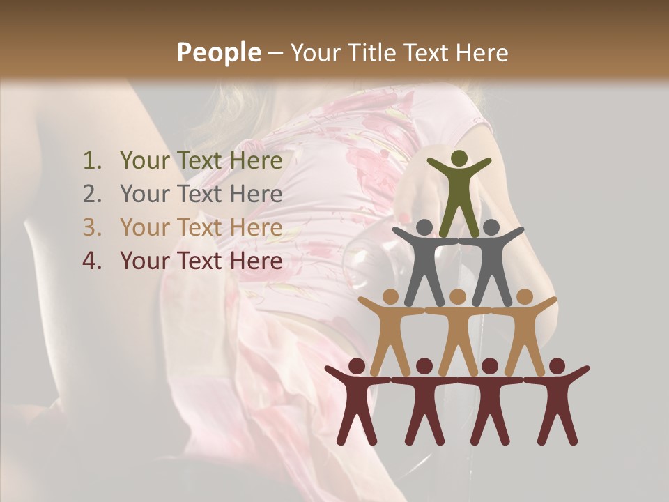 Energy Women Enjoyment PowerPoint Template