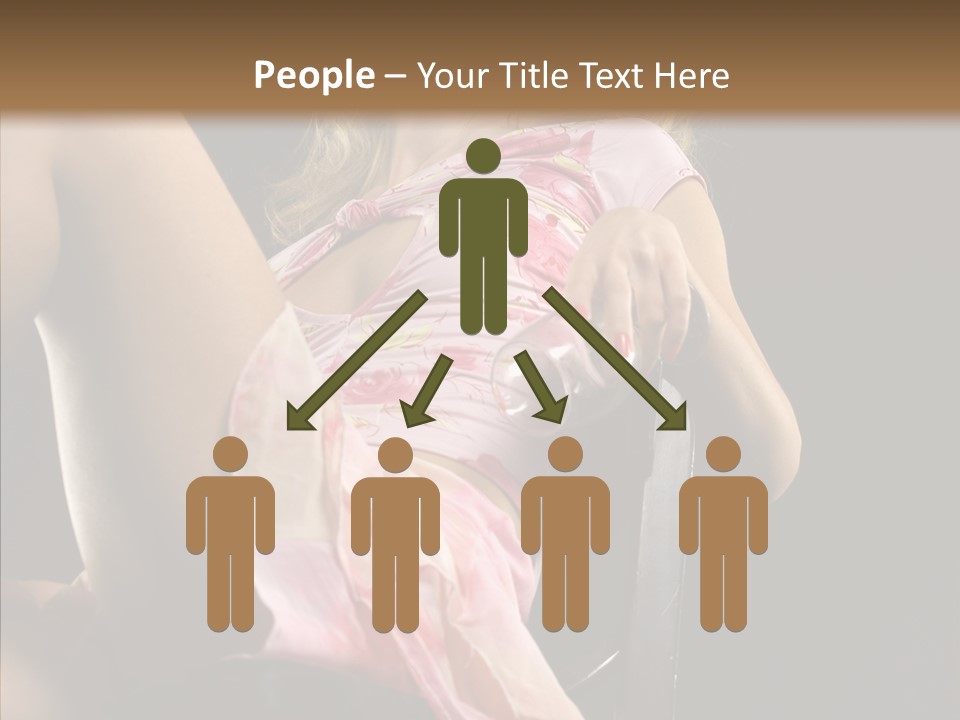 Energy Women Enjoyment PowerPoint Template