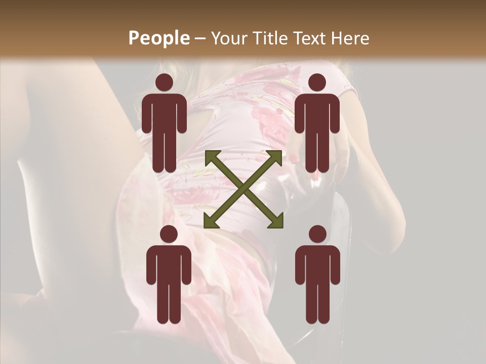 Energy Women Enjoyment PowerPoint Template