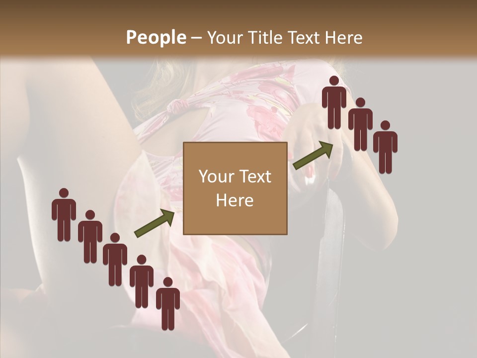 Energy Women Enjoyment PowerPoint Template