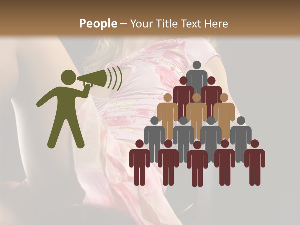 Energy Women Enjoyment PowerPoint Template