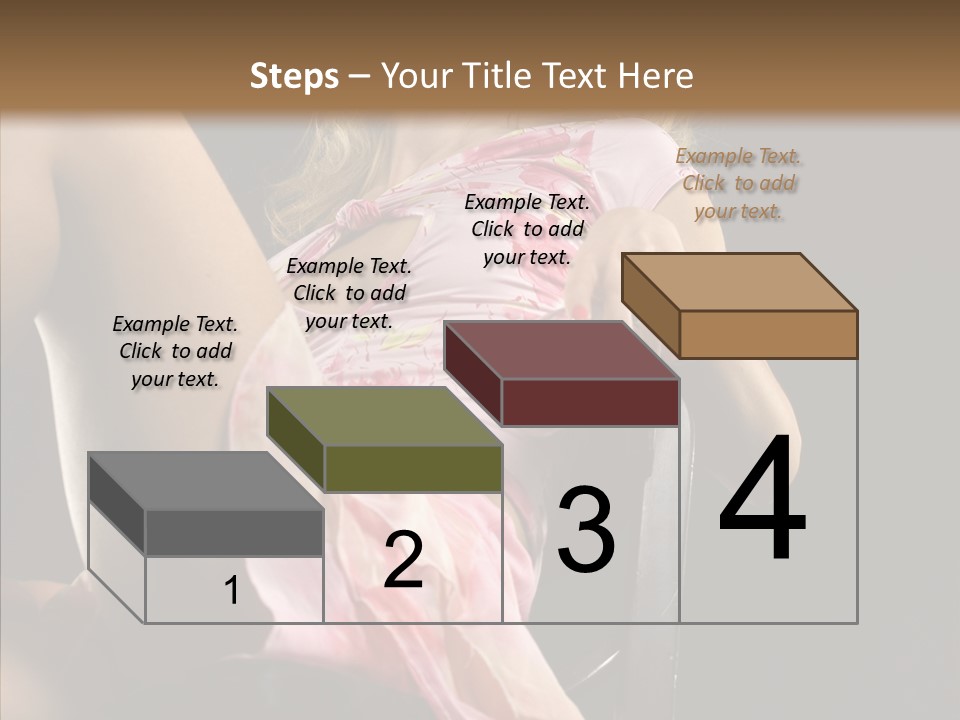 Energy Women Enjoyment PowerPoint Template