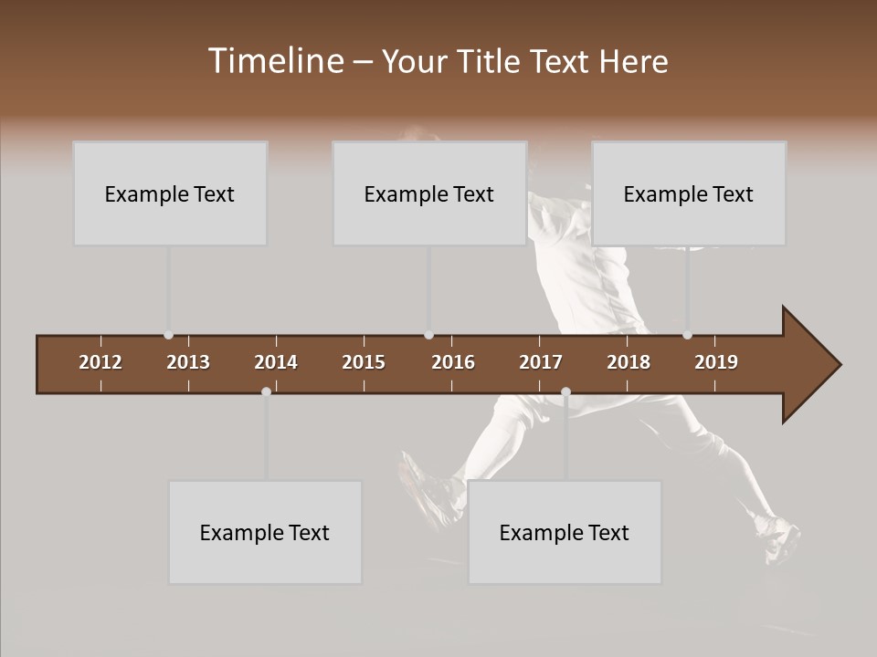 Fencing Black Swordsman PowerPoint Template