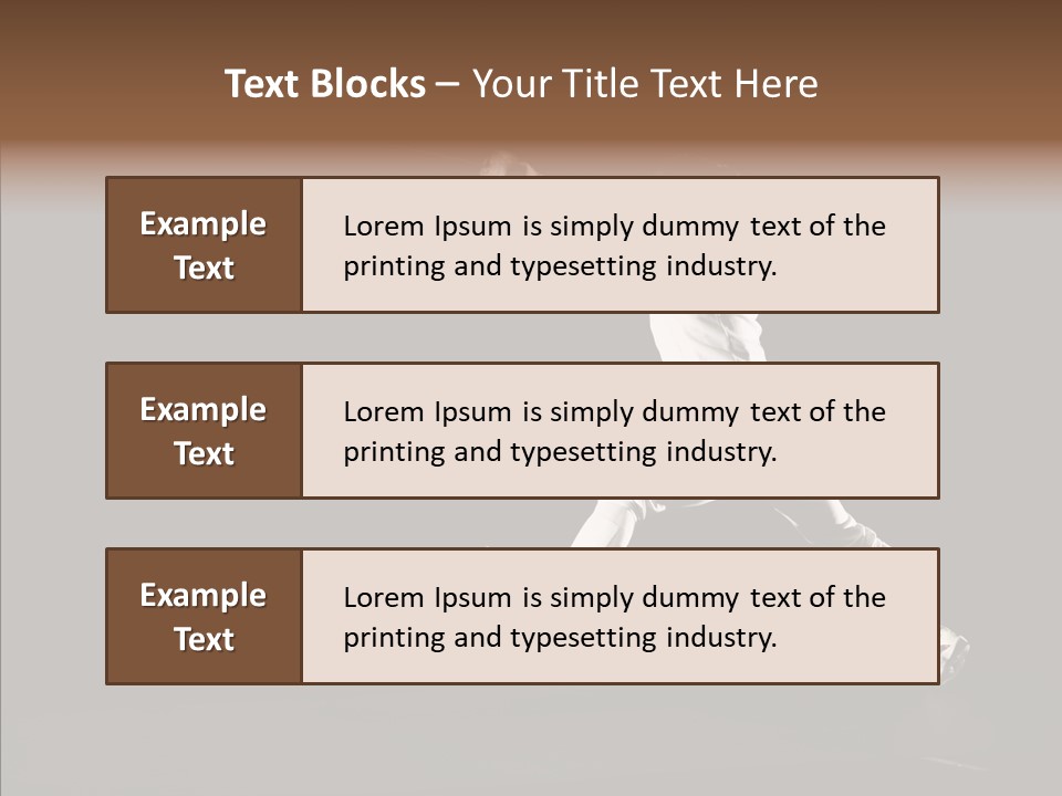 Fencing Black Swordsman PowerPoint Template