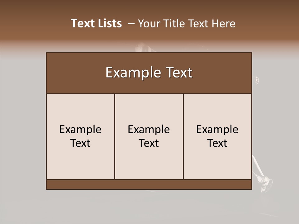 Fencing Black Swordsman PowerPoint Template