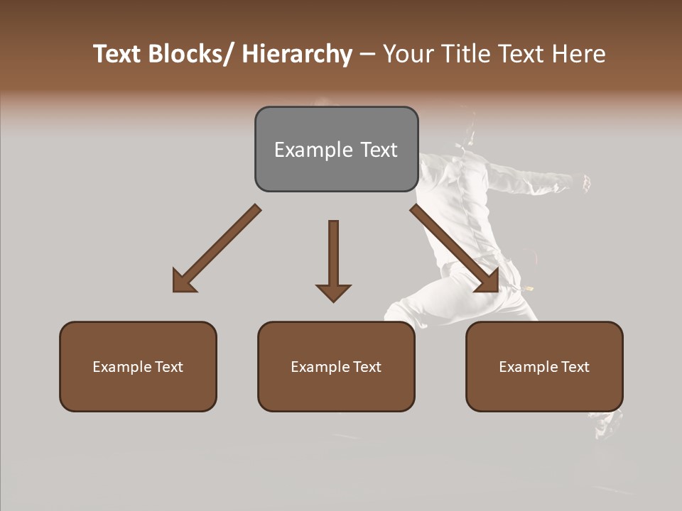 Fencing Black Swordsman PowerPoint Template