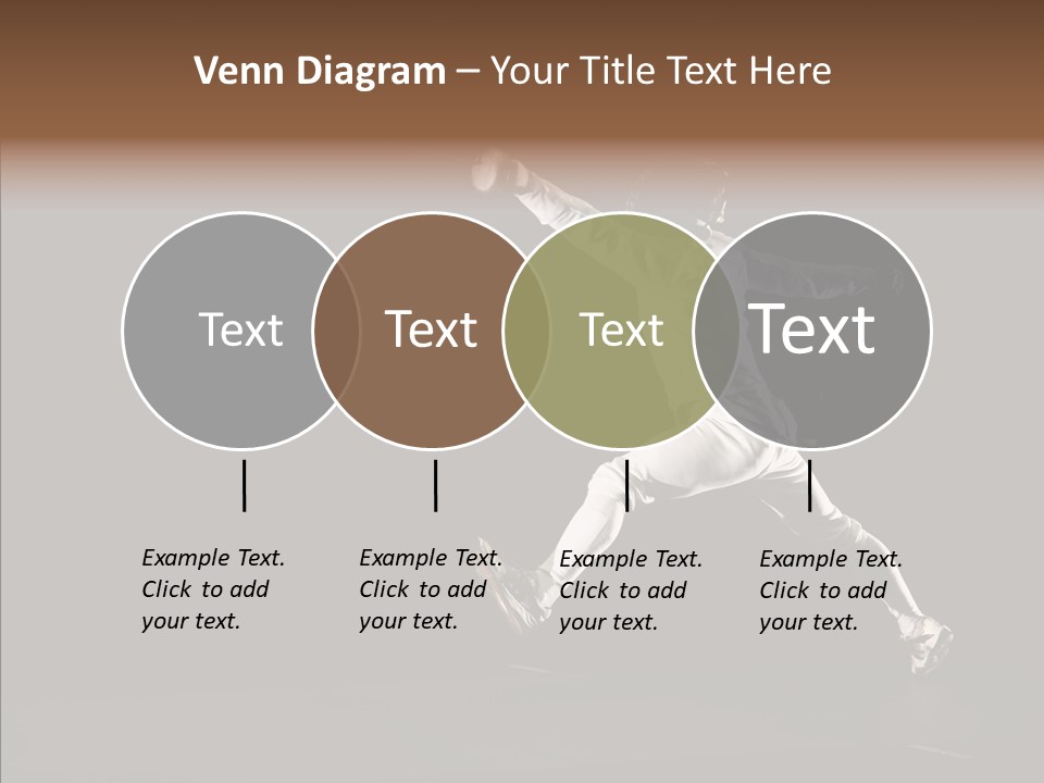 Fencing Black Swordsman PowerPoint Template