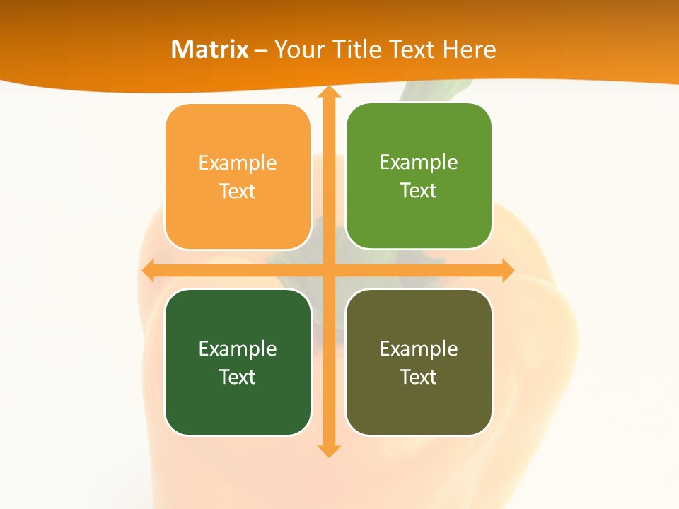 Pepper Nutritious Vegetable PowerPoint Template