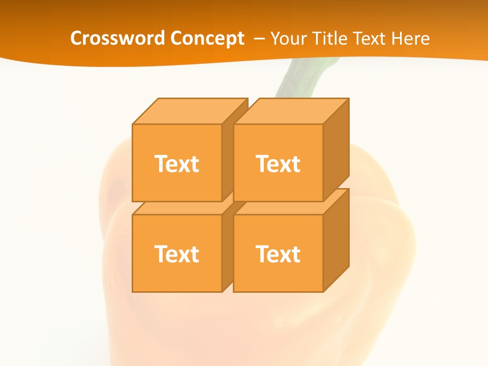 Pepper Nutritious Vegetable PowerPoint Template