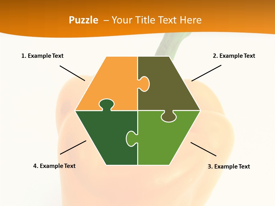 Pepper Nutritious Vegetable PowerPoint Template