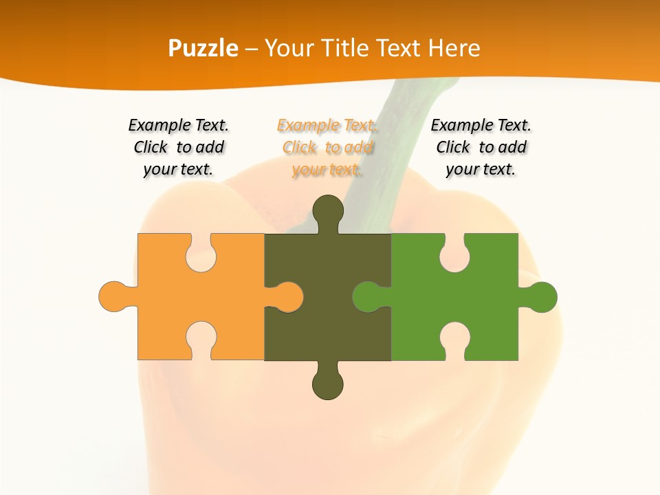 Pepper Nutritious Vegetable PowerPoint Template