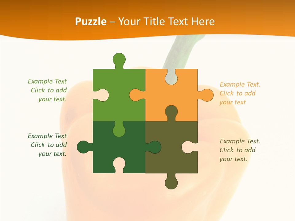 Pepper Nutritious Vegetable PowerPoint Template