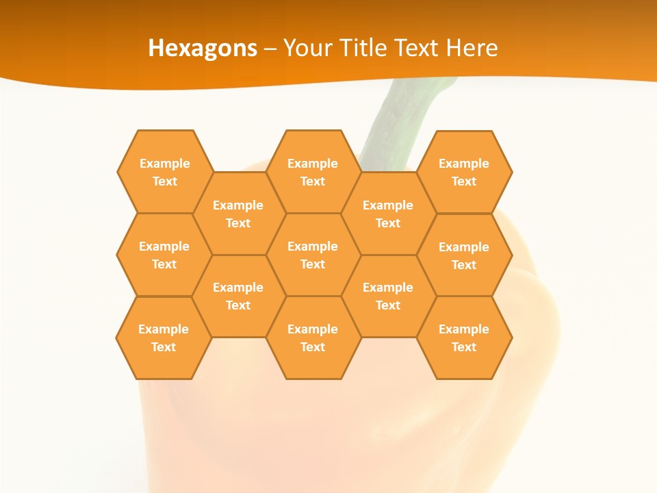 Pepper Nutritious Vegetable PowerPoint Template