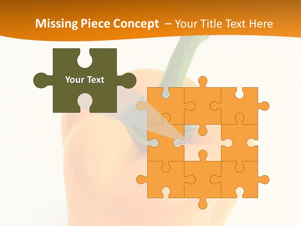 Pepper Nutritious Vegetable PowerPoint Template