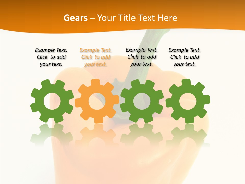 Pepper Nutritious Vegetable PowerPoint Template