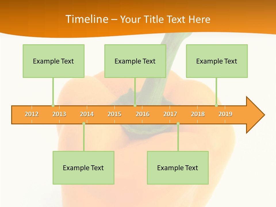 Pepper Nutritious Vegetable PowerPoint Template