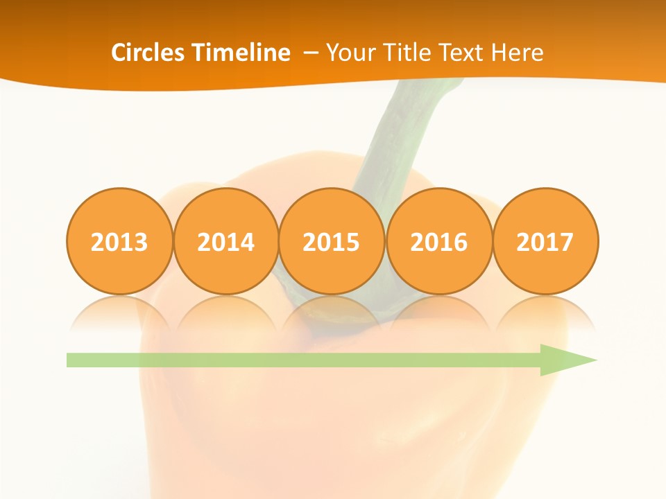 Pepper Nutritious Vegetable PowerPoint Template