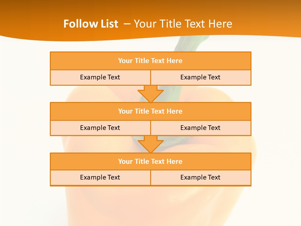 Pepper Nutritious Vegetable PowerPoint Template