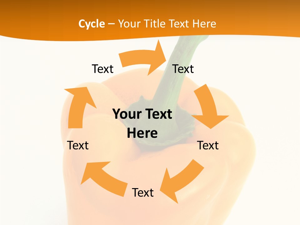 Pepper Nutritious Vegetable PowerPoint Template