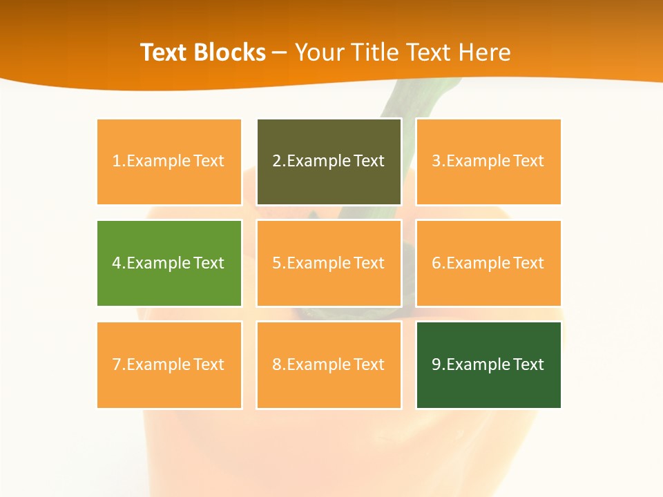 Pepper Nutritious Vegetable PowerPoint Template