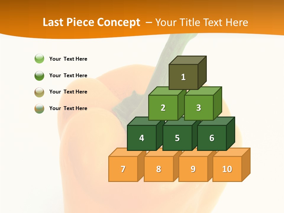 Pepper Nutritious Vegetable PowerPoint Template