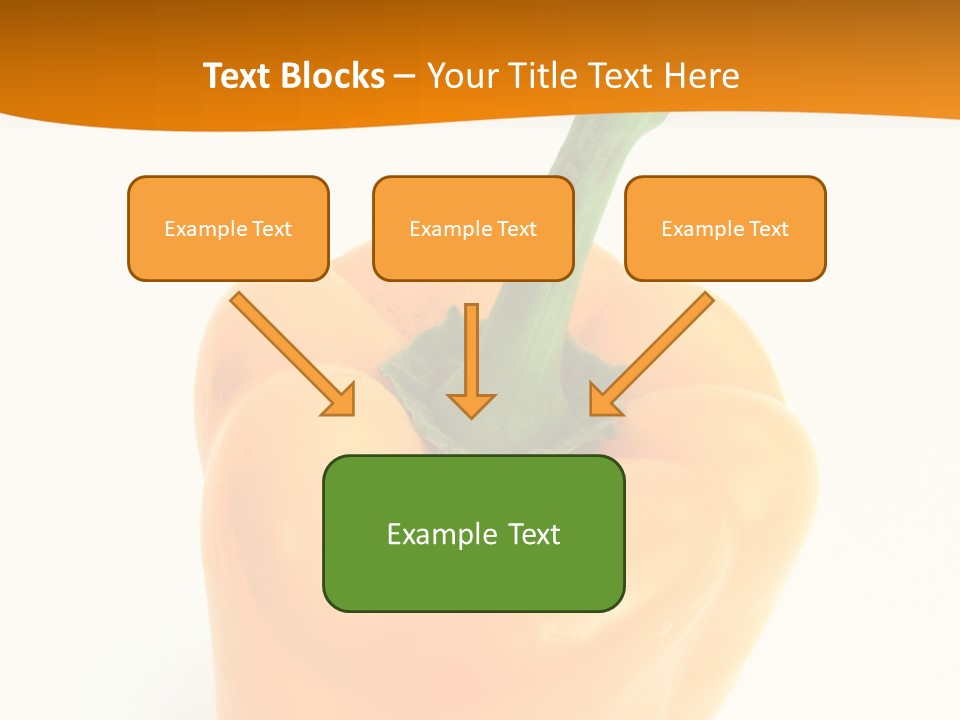 Pepper Nutritious Vegetable PowerPoint Template