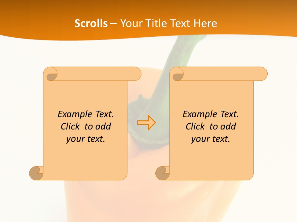 Pepper Nutritious Vegetable PowerPoint Template
