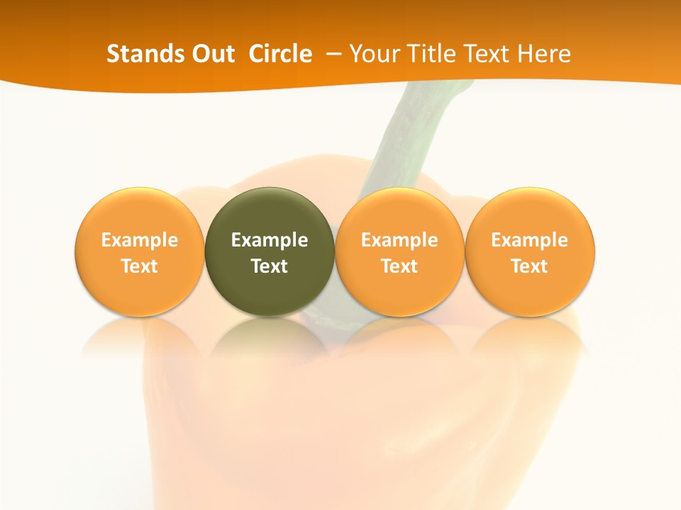 Pepper Nutritious Vegetable PowerPoint Template