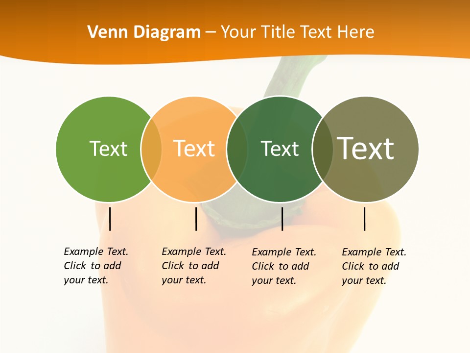 Pepper Nutritious Vegetable PowerPoint Template