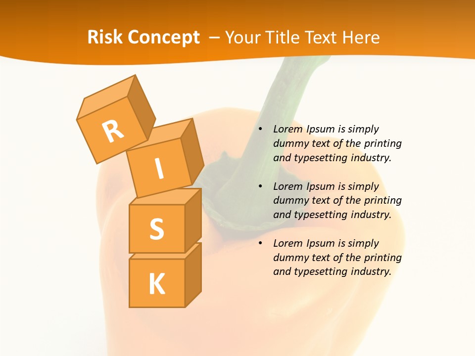 Pepper Nutritious Vegetable PowerPoint Template