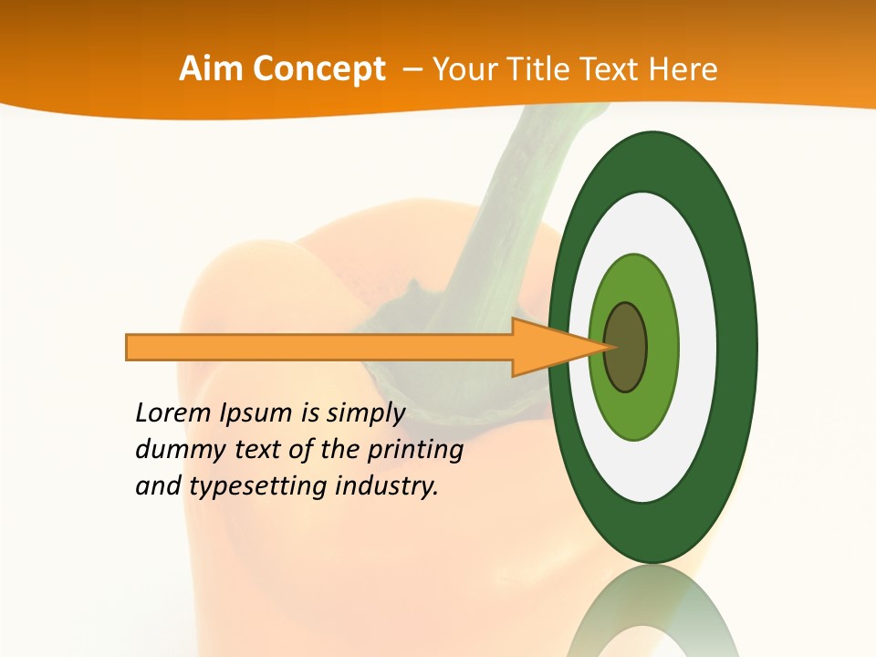 Pepper Nutritious Vegetable PowerPoint Template