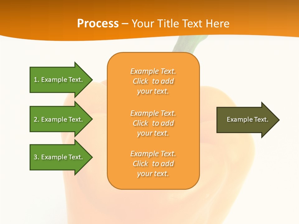 Pepper Nutritious Vegetable PowerPoint Template