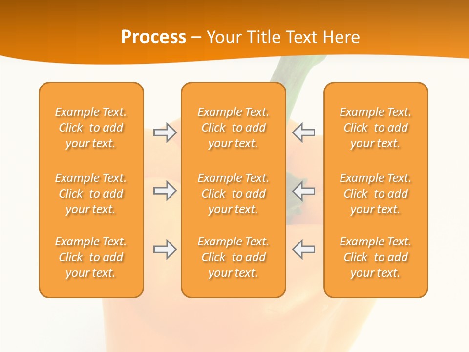 Pepper Nutritious Vegetable PowerPoint Template
