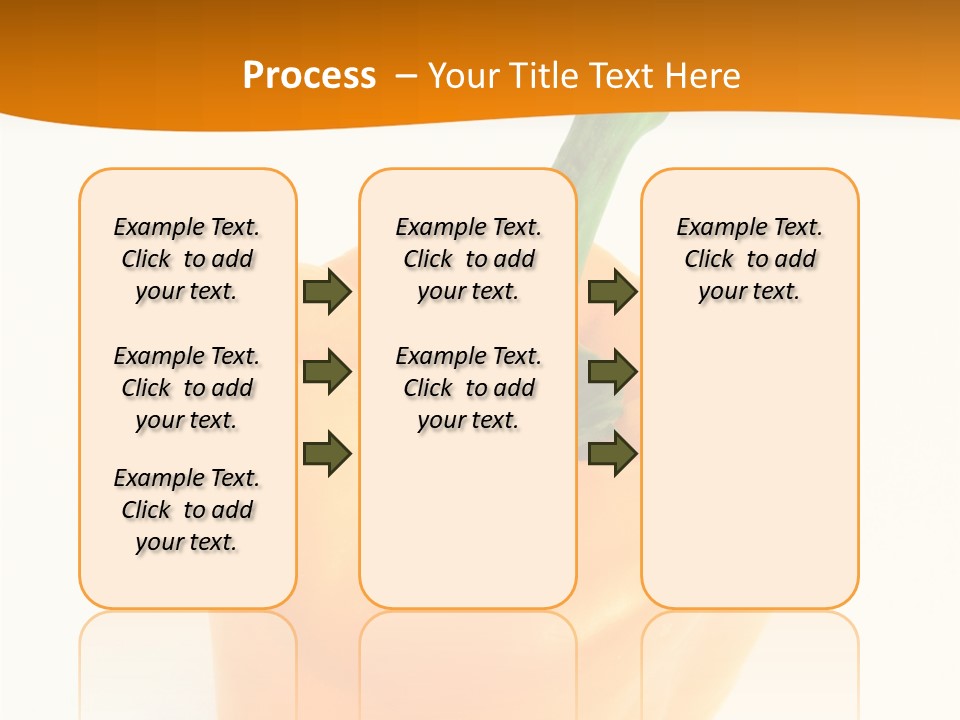 Pepper Nutritious Vegetable PowerPoint Template